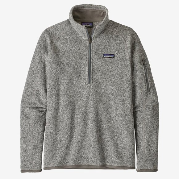 Patagonia Tops - Patagonia Women's Better Sweater 1/4-Zip Fleece Pullover Size Medium Birch White